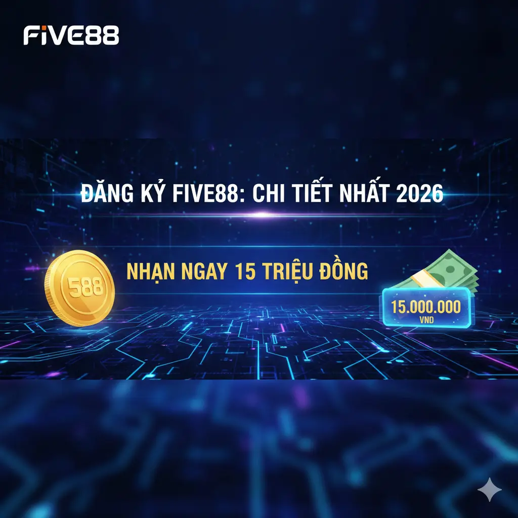 Đăng Ký Five88 Chi Tiết Nhất 2026 - Nhận Ngay 15 Triệu Đồng