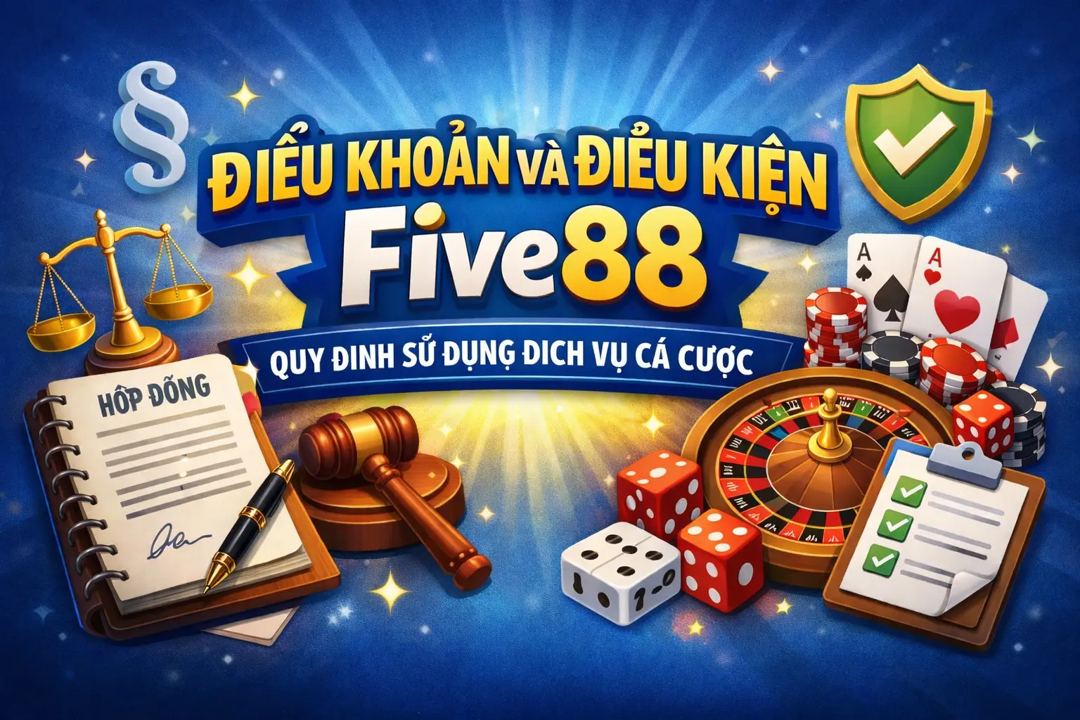 Điều khoản và điều kiện Five88 mới nhất 2026
