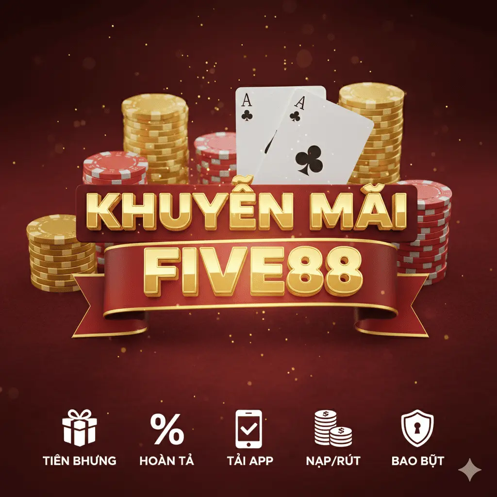 Khuyến mãi Five88 - Tổng hợp các gói thưởng nạp đầu và hoàn trả cao nhất 2026