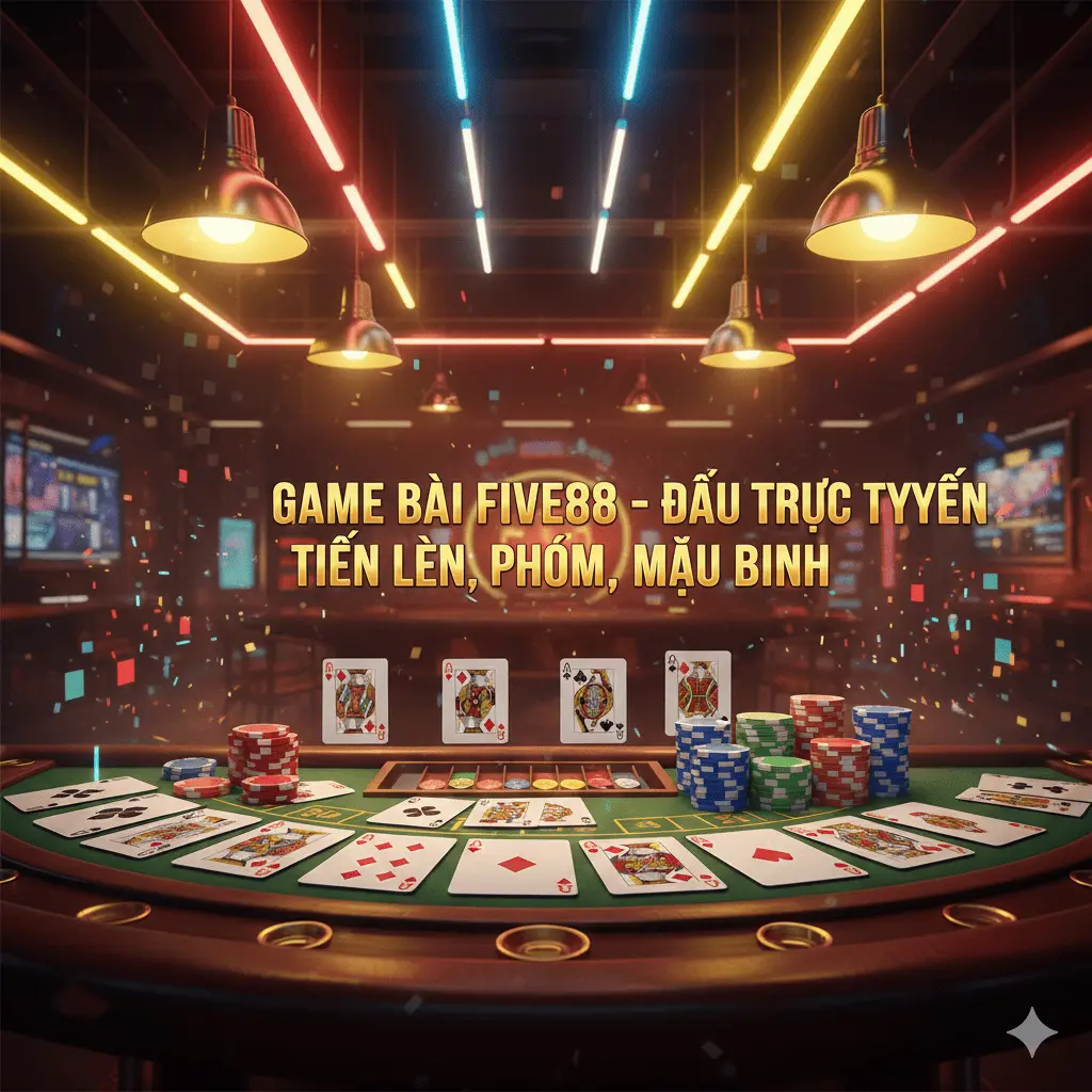 Game Bài Five88 - Đấu Trí Trực Tuyến Tiến Lên, Phỏm, Mậu Binh